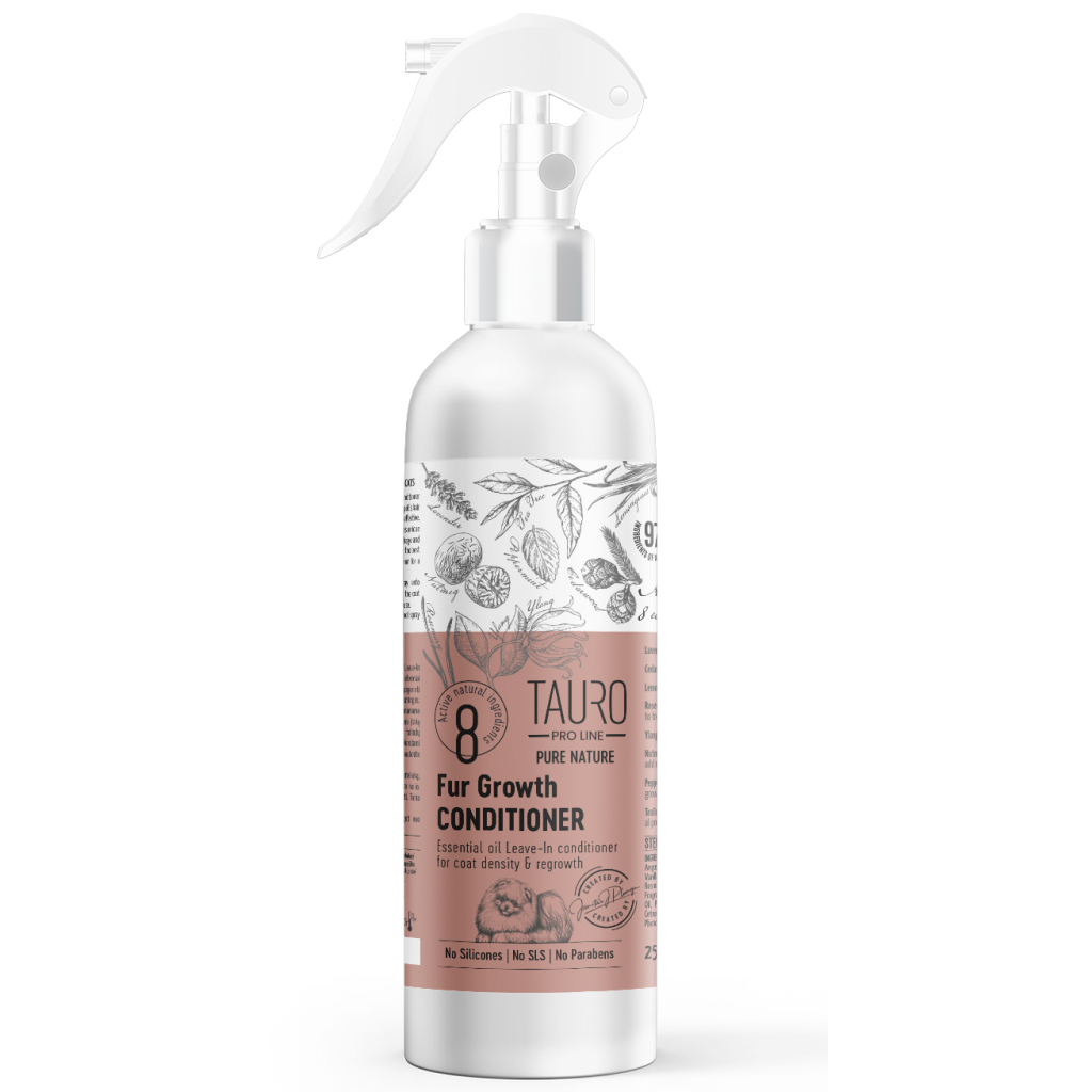 Кондиціонер для тварин Tauro Pro Line Pure Nature Fur Growth 250 мл (TPL63389) - зображення 1