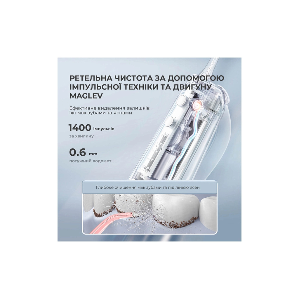 Іригатор Oclean W10 Pink NEW-2 NOZZLES (6970810555752) - зображення 4