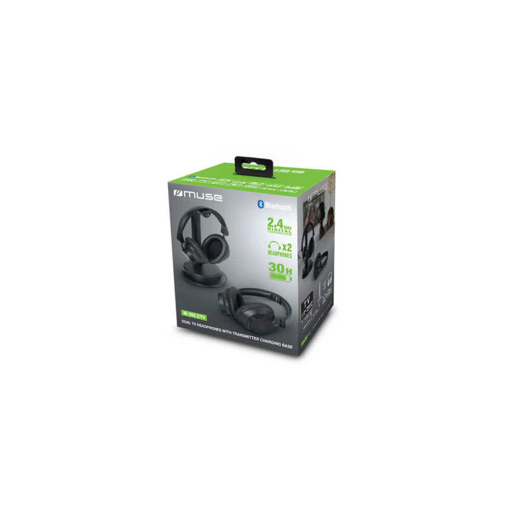 Навушники Muse M-288 CTV Wireless Black (M-288 CTV) - зображення 5