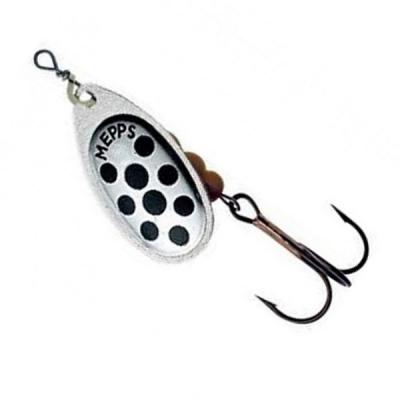 Блешня Mepps Aglia Decorees silver/black dots 9гр №4 (30124 004) - зображення 1