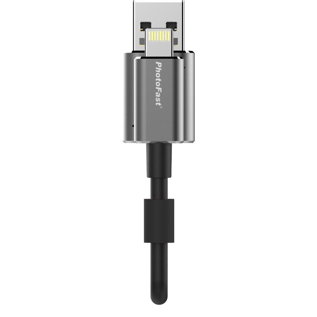 USB флеш накопичувач PhotoFast 64GB MemoriesCable Black USB 3.0 - Lightning (CABLEU3-64GB) - зображення 6