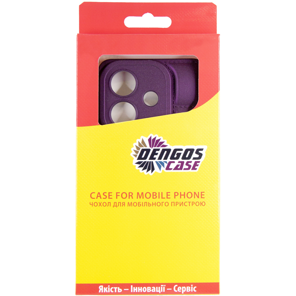 Чохол до мобільного телефона Dengos Oppo A3X Soft + glass (Purple) (DG-KM-125) - зображення 4