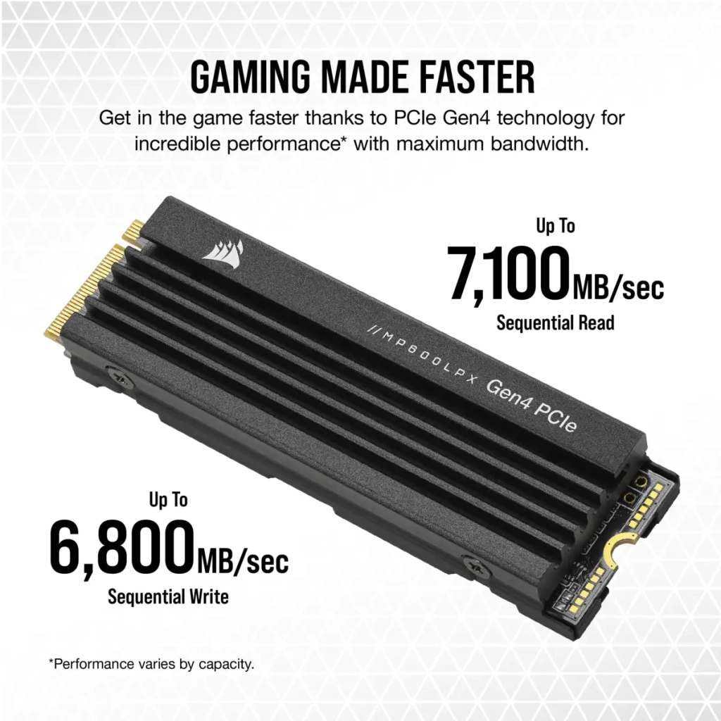 Накопичувач SSD M.2 2280 2TB MP600PRO LPX Corsair (CSSD-F2000GBMP600PLP) - изображение 11