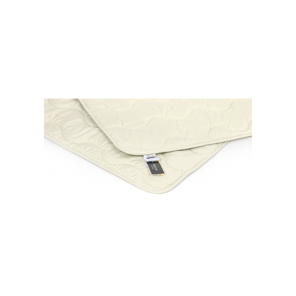 Ковдра MirSon Набір вовняний №1677 Eco Light Creamy 140х205 + подушка (2200002656566) - зображення 7