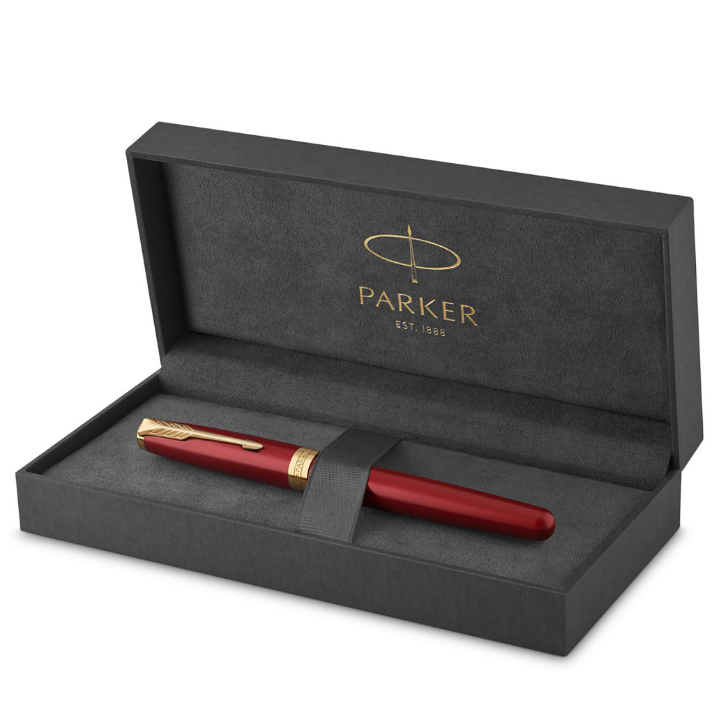 Ручка пір'яна Parker SONNET 17 Intense Red GT  FP F (86 215) - зображення 5