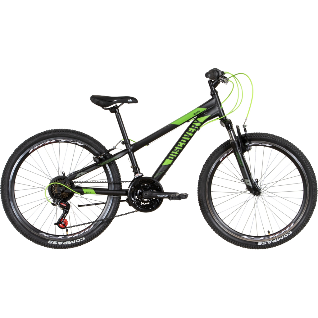 Велосипед Discovery 24" Rider AM Vbr рама-11,5" 2022 Red/Yellow (OPS-DIS-24-316) - зображення 1