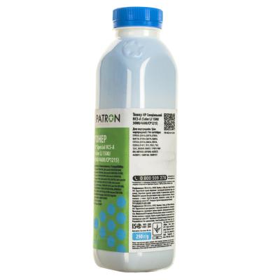 Тонер HP CLJ 1500/3000/4600/CP1215) CYAN 250г Patron (HCS-A-C-250) - зображення 2