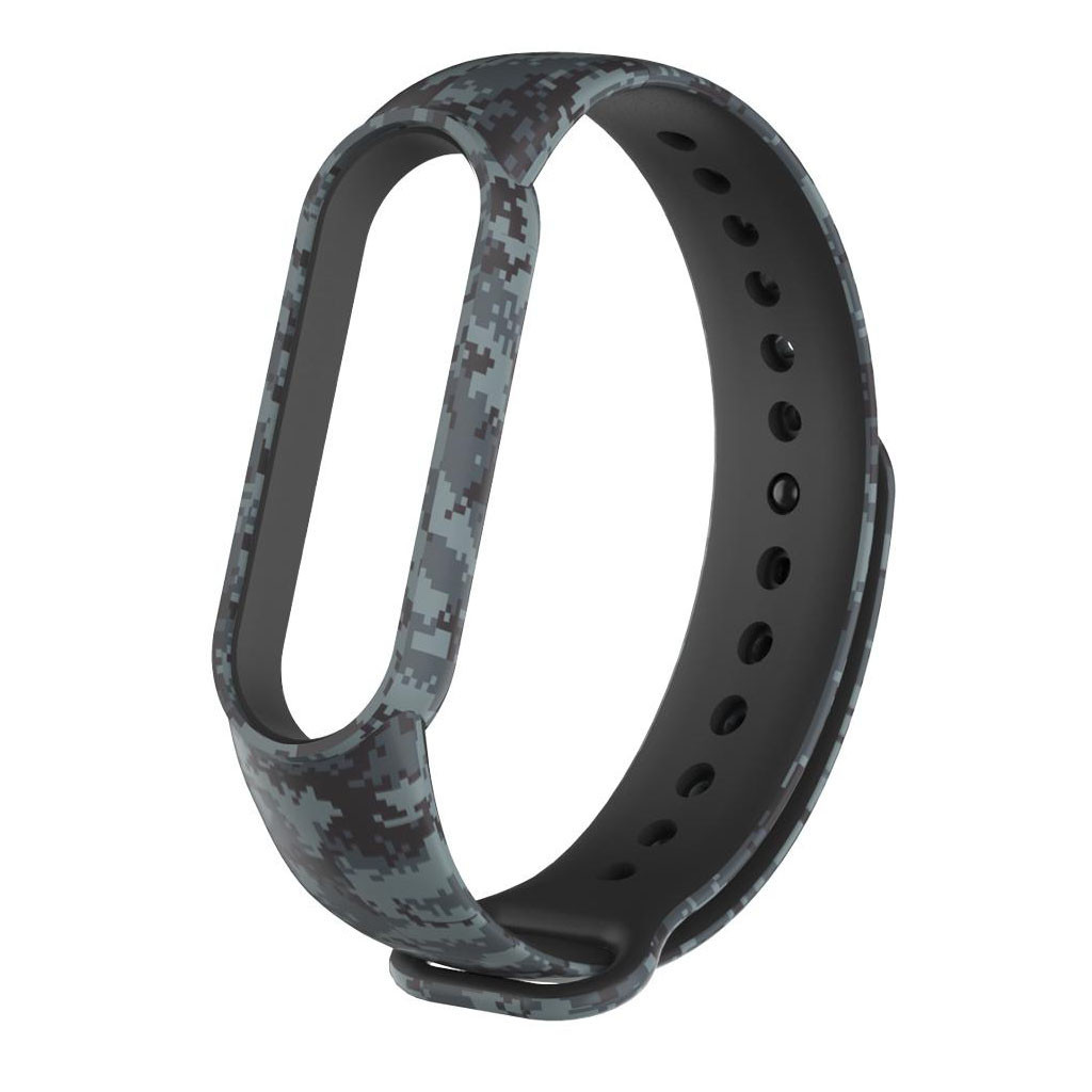 Ремінець до фітнес браслета XoKo Силіконовий ремінець XoKo для Xiaomi Mi Smart Band 5 Camo Gr (XK-SL5-CGR) - зображення 1