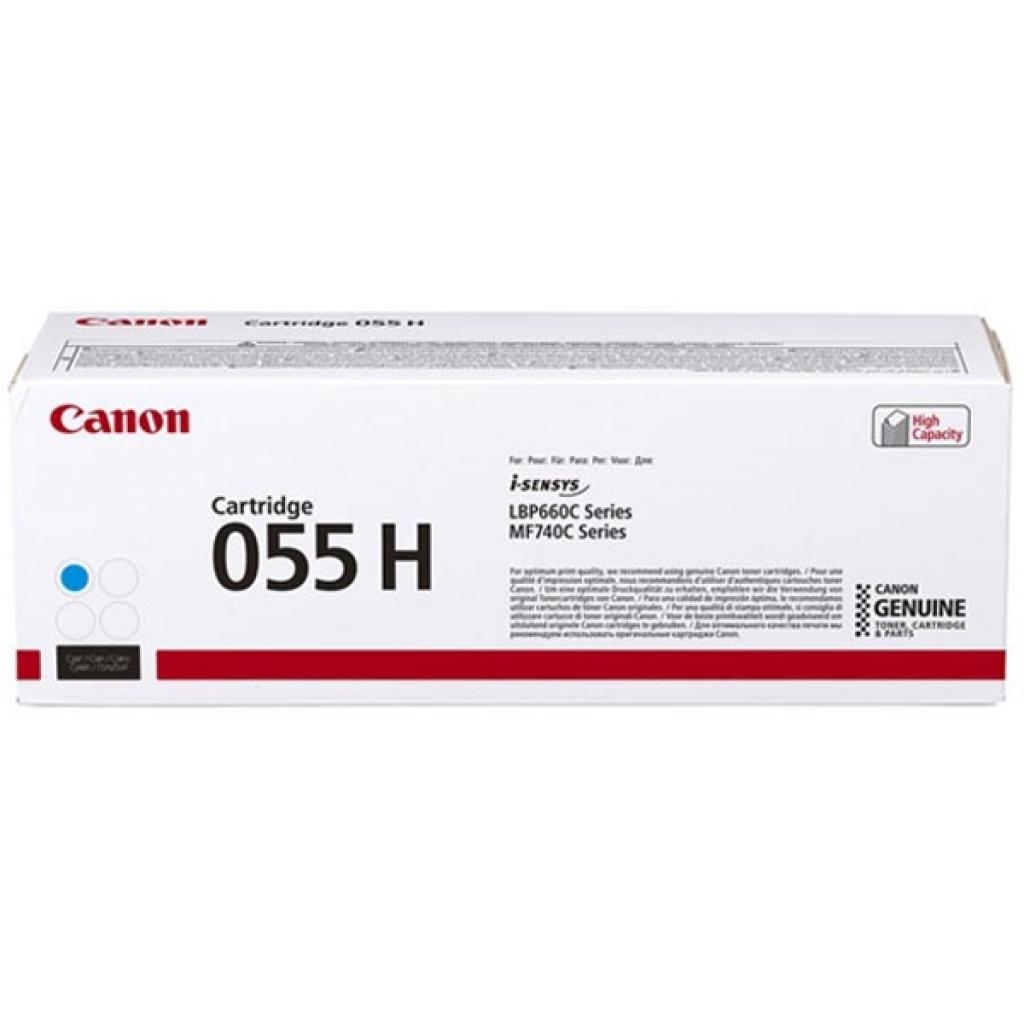 Картридж Canon 055H Cyan 5.9K (3019C002) - зображення 1