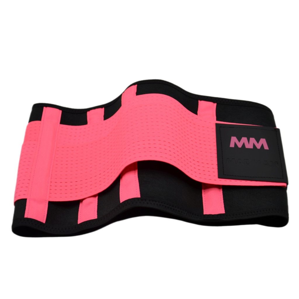 Пояс компресійний MadMax MFA-277 Slimming belt Black/neon pink L (MFA-277-PNK_L) - зображення 4