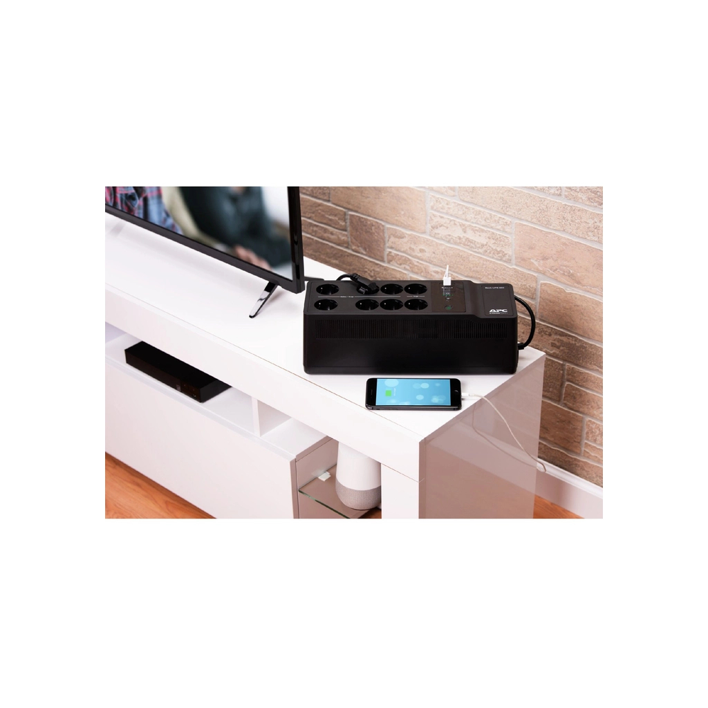Пристрій безперебійного живлення APC Back-UPS 850VA, 520W (BE850G2-GR) - зображення 4
