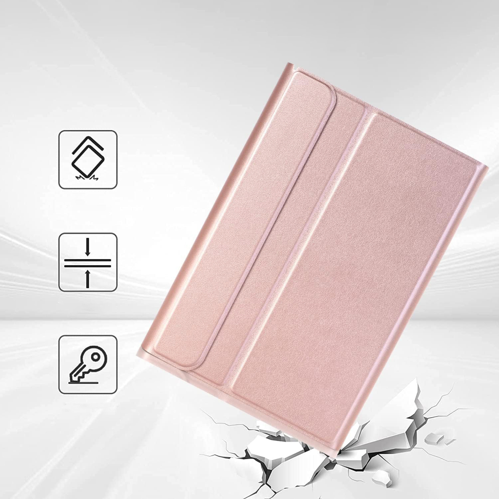 Чохол до планшета BeCover Keyboard+TouchPad Apple iPad Air (4/5) 2020/2022 10.9" Pink (712373) - зображення 4