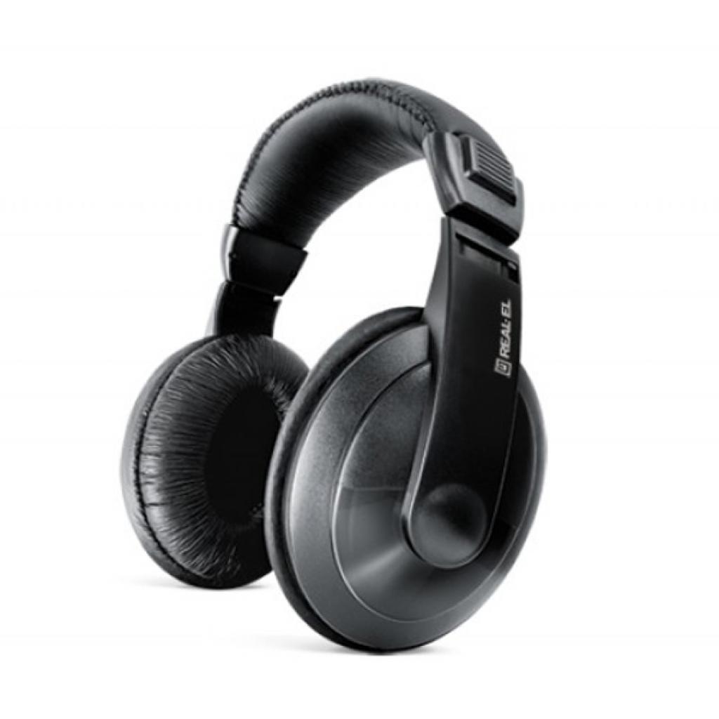 Навушники REAL-EL GD-750V Black - зображення 1