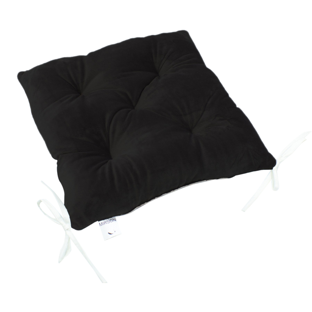 Подушка на стілець MirSon 28-0007 Black Velvet 40х40 см (2200006185918) - зображення 1