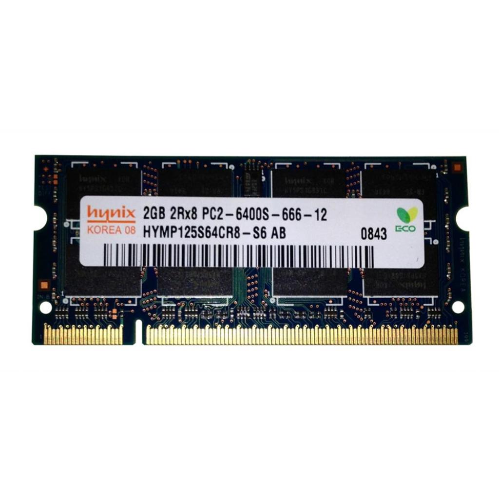 Модуль пам'яті для ноутбука SoDIMM DDR2 2GB 800 MHz Hynix (HYMP125S64CR8-S6 Ref) - зображення 1