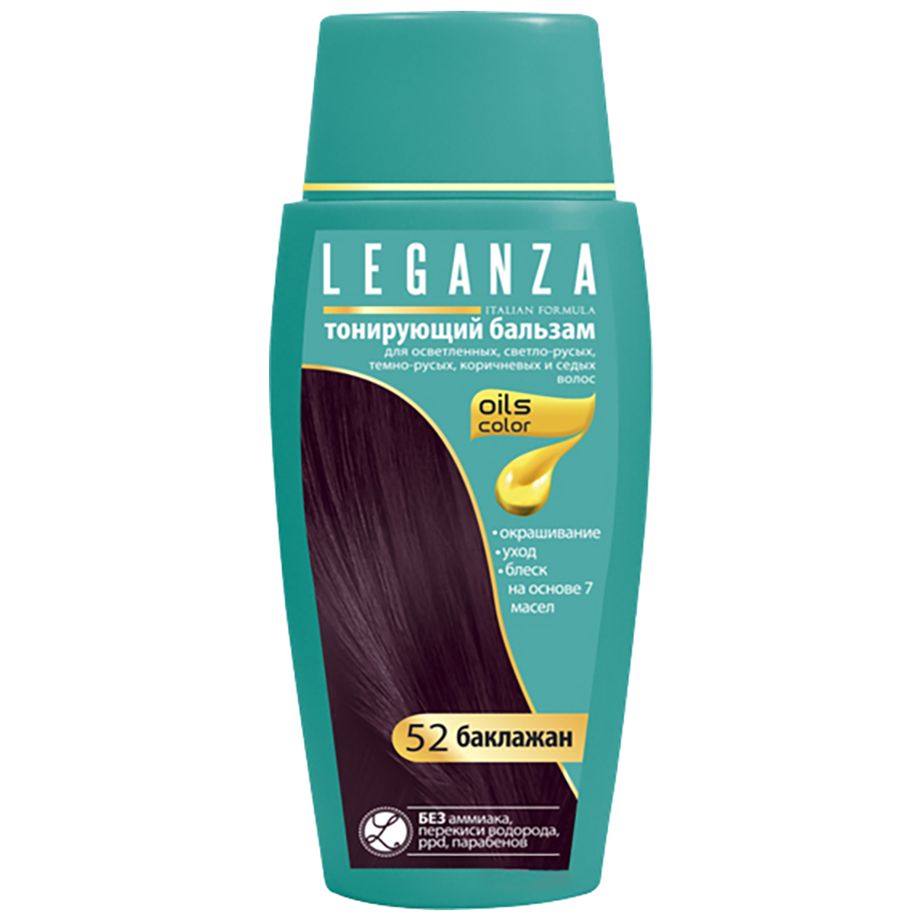 Відтінковий бальзам Leganza 52 - Баклажан 150 мл (3800010505802) - зображення 1