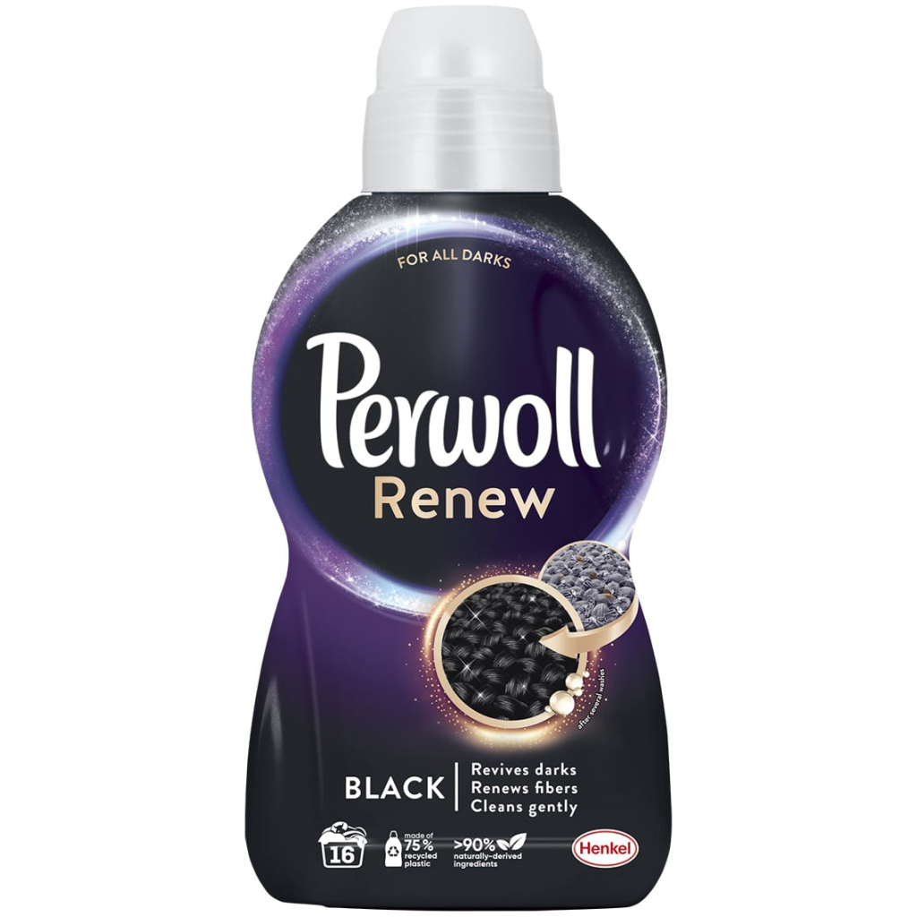Гель для прання Perwoll Renew Black для темних та чорних речей 960 мл (9000101540550) - зображення 1