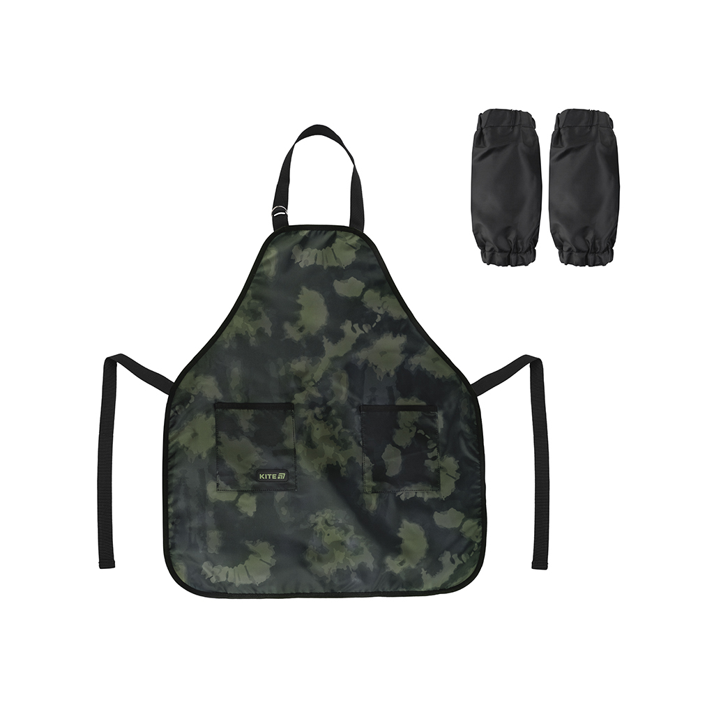 Фартух для творчості Kite Education Teens 526 хакі з нарукавниками (K25-526-3) - зображення 1