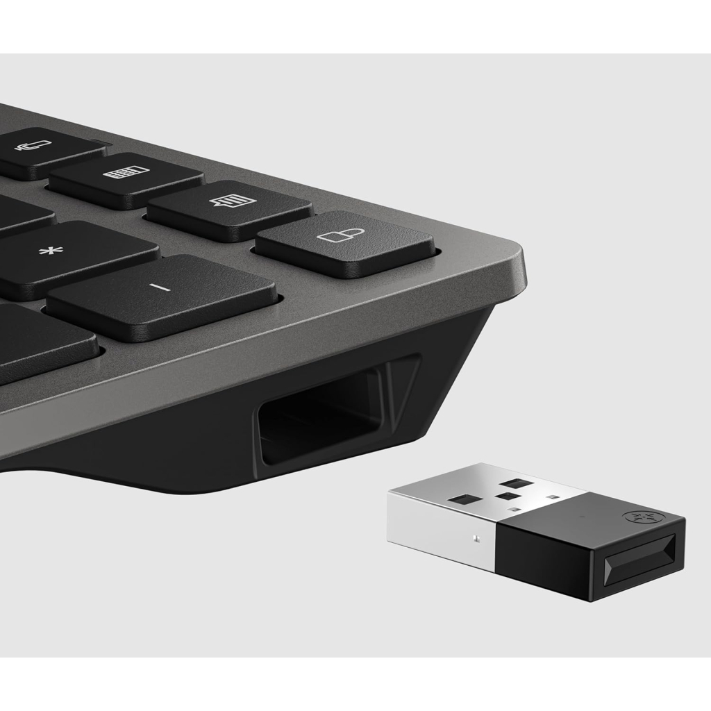 Клавіатура HP 720 Multi-Device Rechargeable Wireless/Bluetooth UA Black (9T5B1AA) - зображення 7