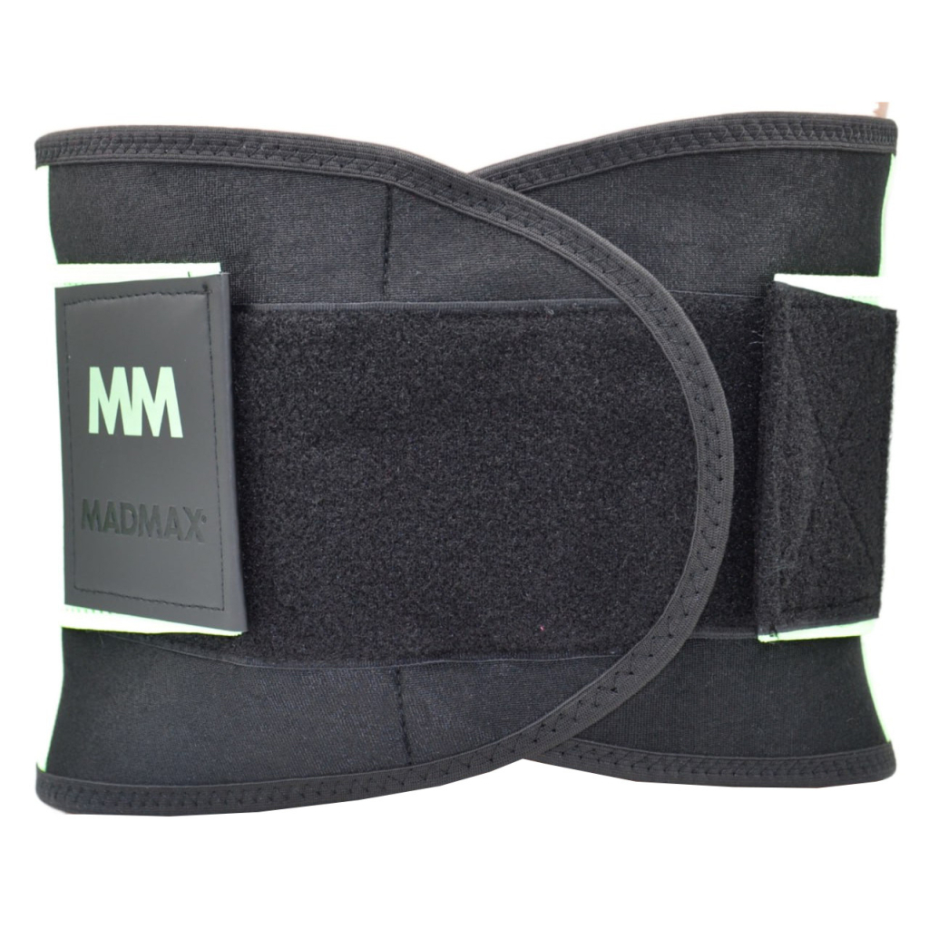 Пояс компресійний MadMax MFA-277 Slimming belt Black/neon green L (MFA-277-GRN_L) - зображення 7