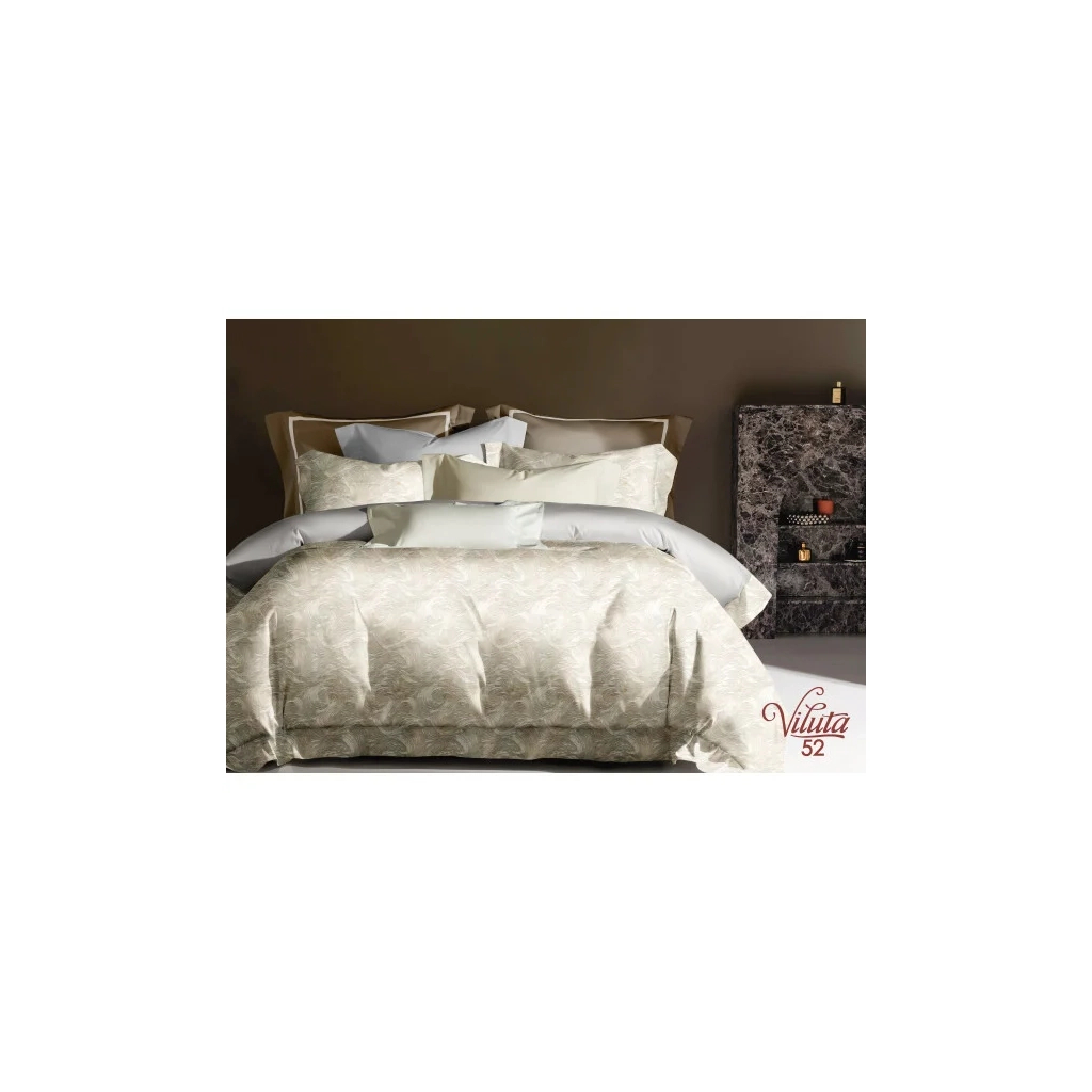 Постільна білизна Viluta Сатин Єгипетська бавовна 52 євро (52_EB_ev) - изображение 1