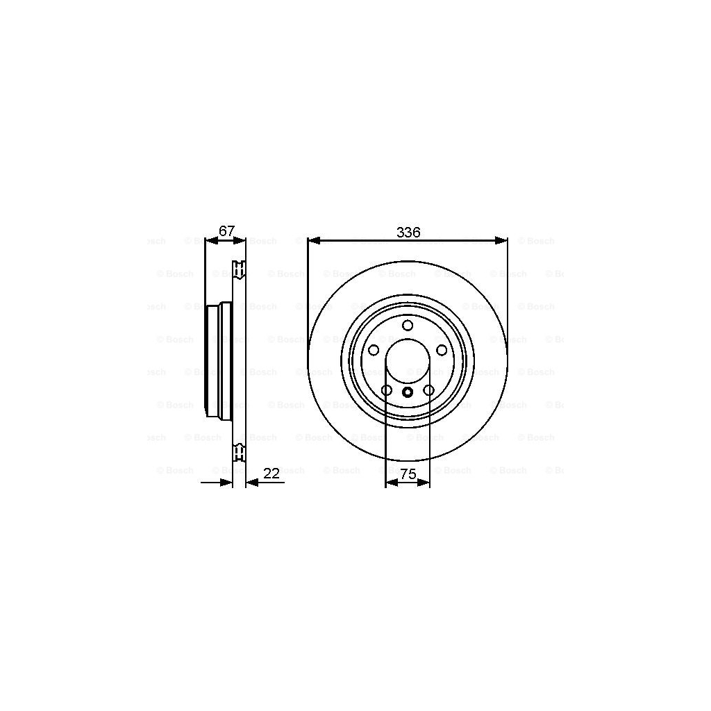 Гальмівний диск Bosch 0 986 479 439 - зображення 5