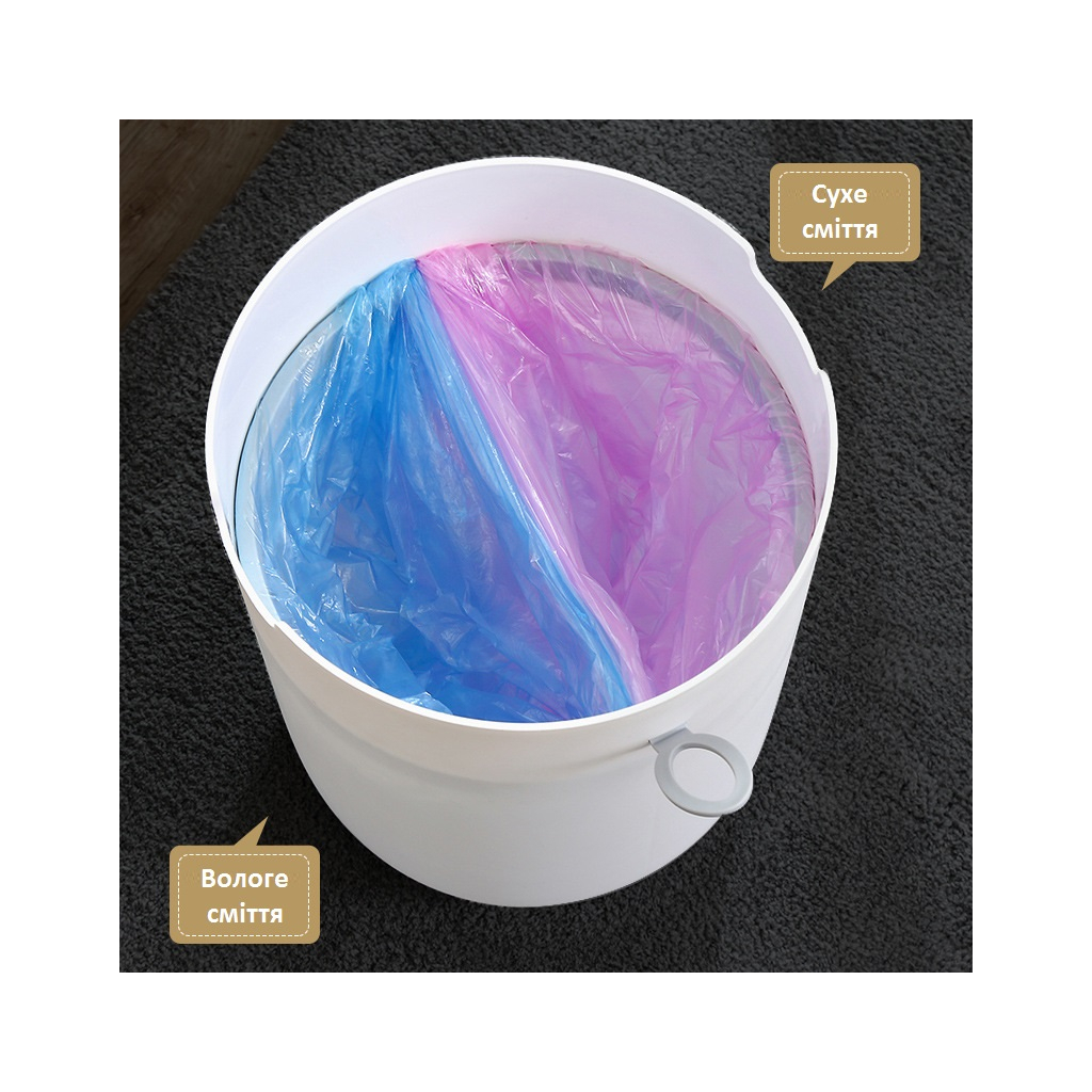 Контейнер для сміття JAH Waterproof Сенсорний Сірий 8 л (20256) - изображение 11