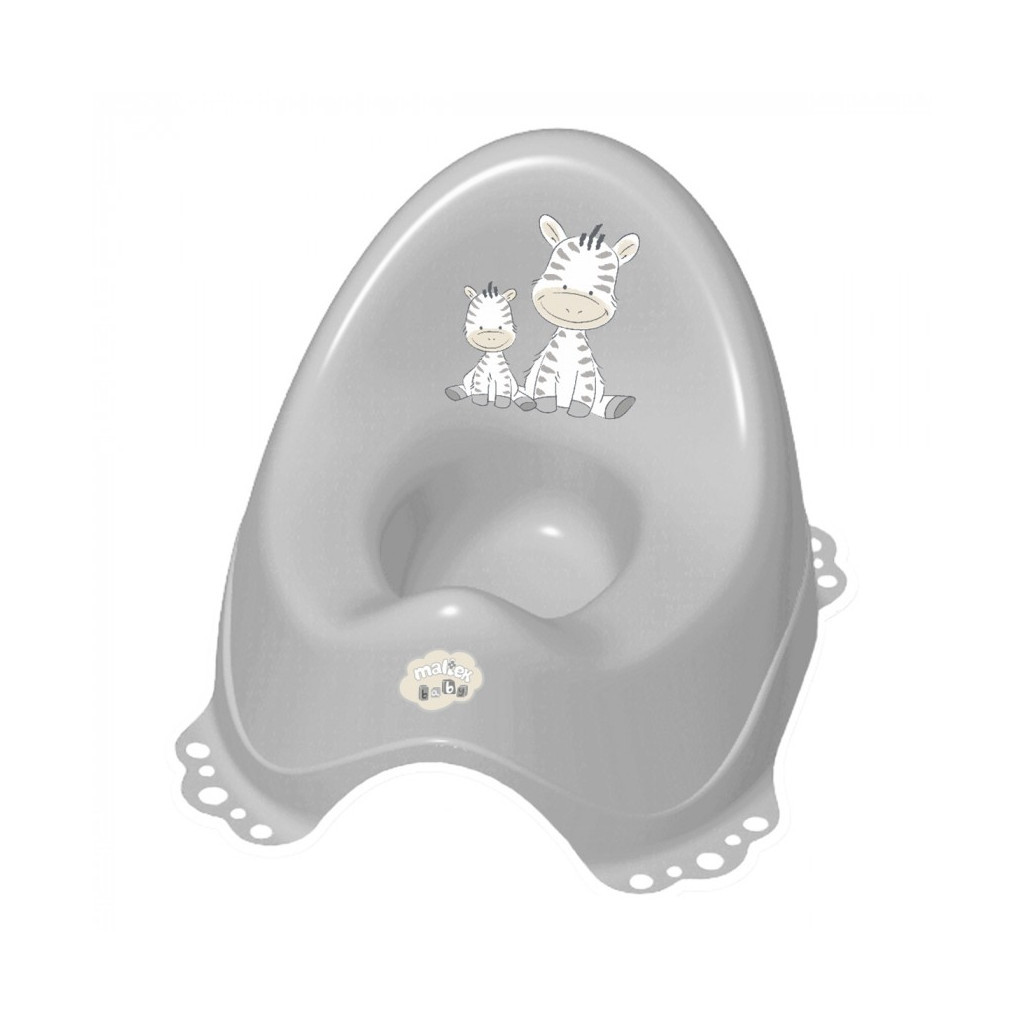 Горщик Maltex з гумками Зебра Сірий (3910461) - зображення 1