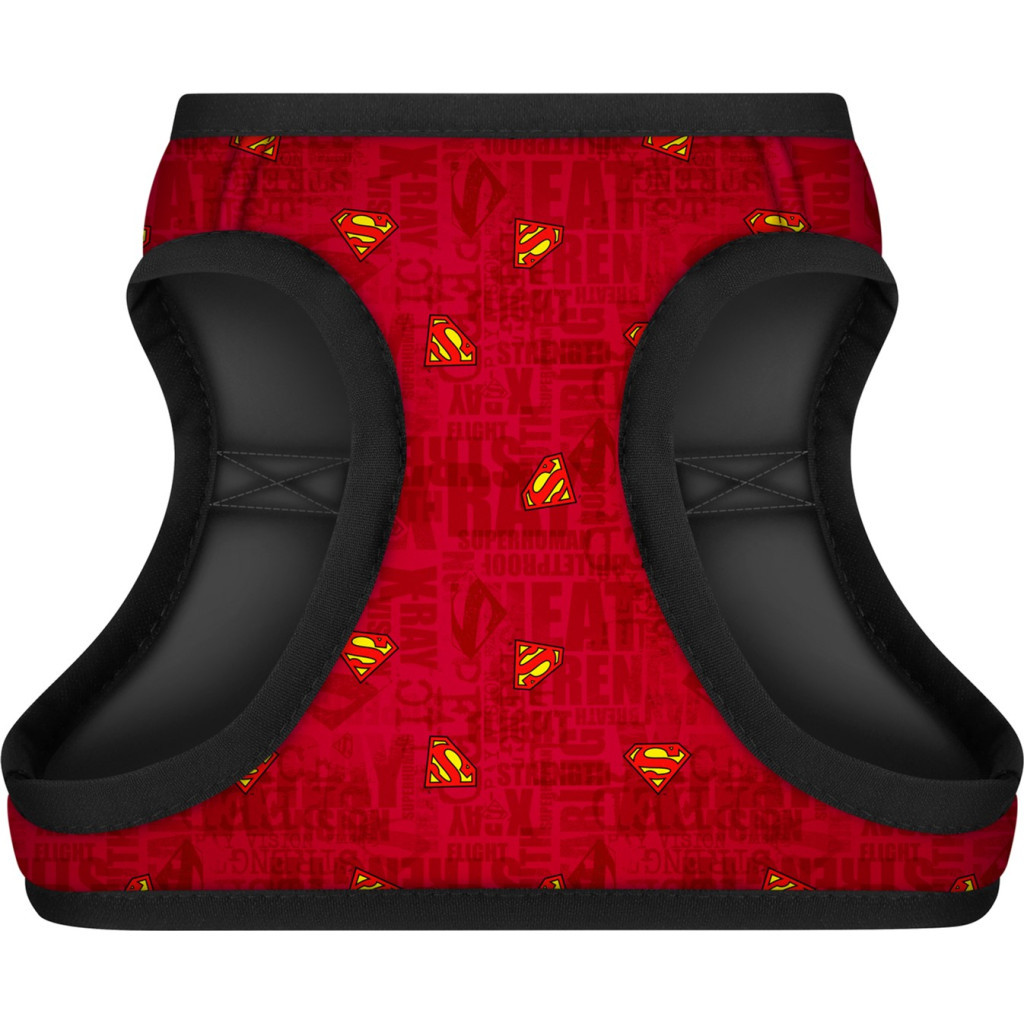 Шлея для собак WAUDOG Clothes з QR паспортом "Супермен червоний" XS1 (1001-4007) - зображення 2