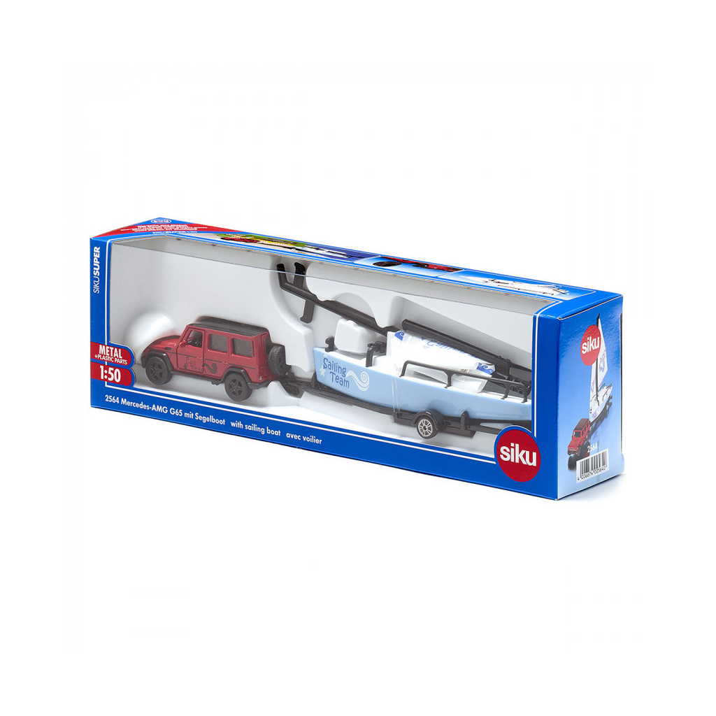 Спецтехніка Siku Mercedes G65 AMG з човном (6336309) - зображення 2