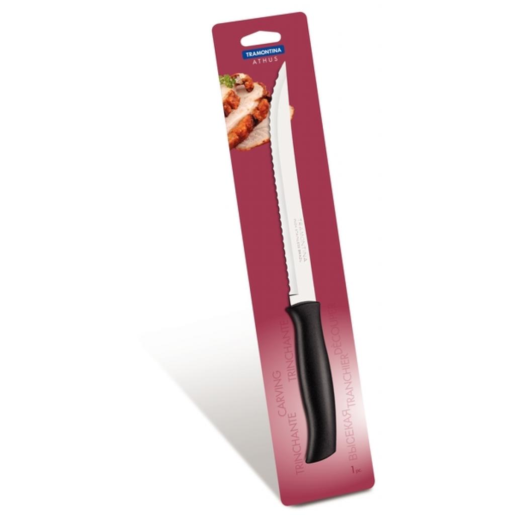 Кухонний ніж Tramontina Athus для нарізки 203 мм Black (23085/108) - зображення 2