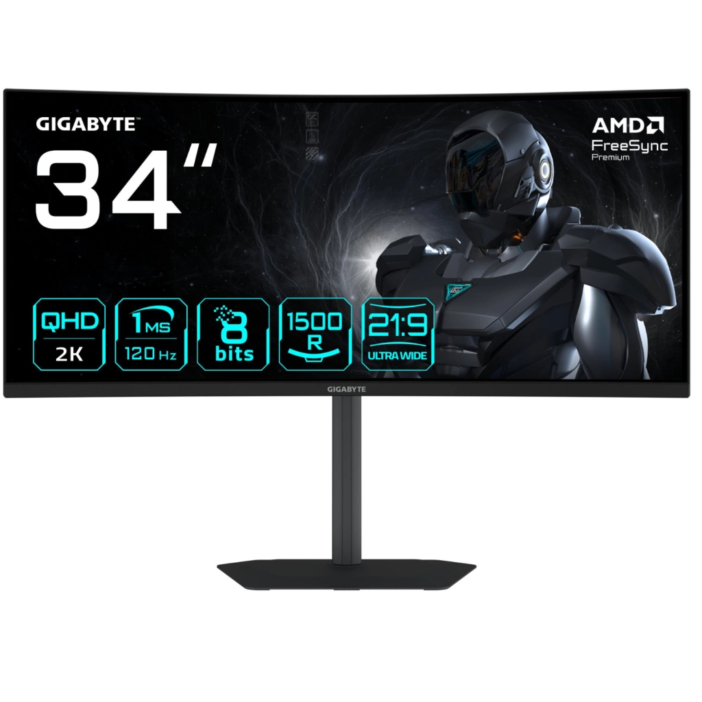 Монітор GIGABYTE GS34WQCA EK - зображення 1