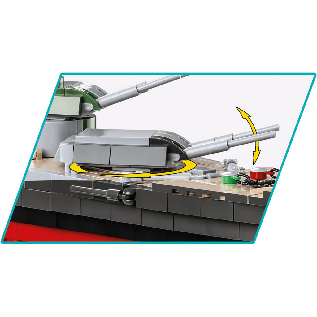 Конструктор Cobi Лінкор Тірпіц 1:300, 2880 деталей (COBI-4839) - зображення 4