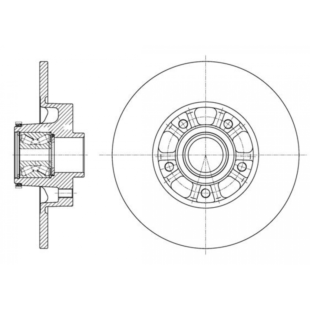 Гальмівний диск REMSA 61626.20 - зображення 1