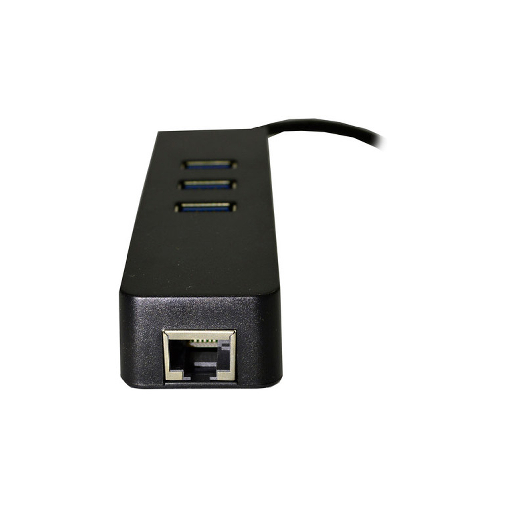 Перехідник Dynamode USB 3.1 Type-C - RJ45 Gigabit Lan, 3*USB 3.0 (USB3.1-TypeC-RJ45-HUB3) - зображення 2