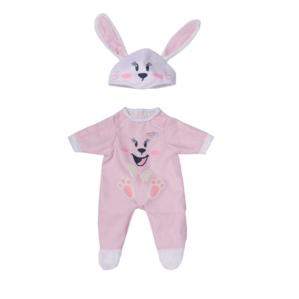 Аксесуар до ляльки Zapf Набір одягу Baby Born Милий зайчик (834473) - зображення 1