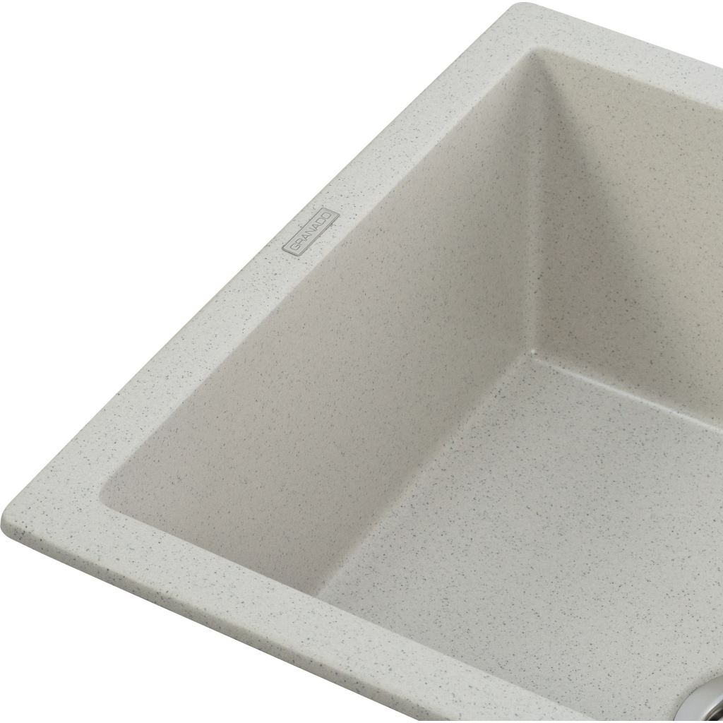 Мийка кухонна GRANADO NAVIA gris з сифоном (775*495mm.) (gr3808) - зображення 3
