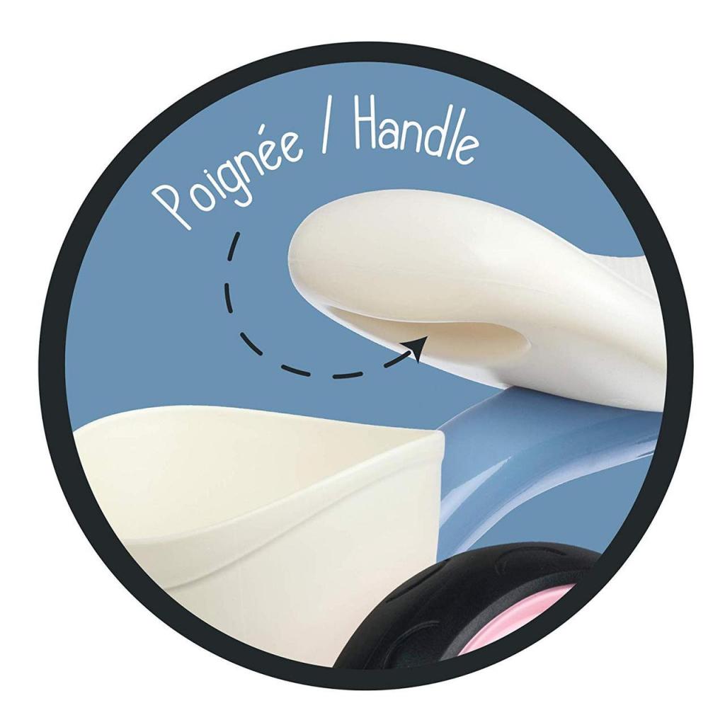 Біговел Smoby металевий, чотирьохколісний Рожевий (721401) - зображення 3