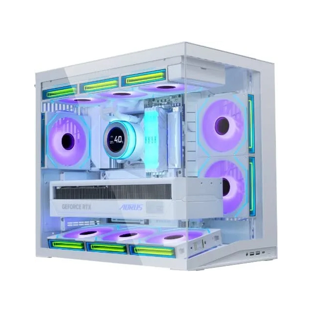 Корпус для ПК Lian Li O11 Dynamic Mini V2, White (G99.O11DMIV2W.00) - зображення 4