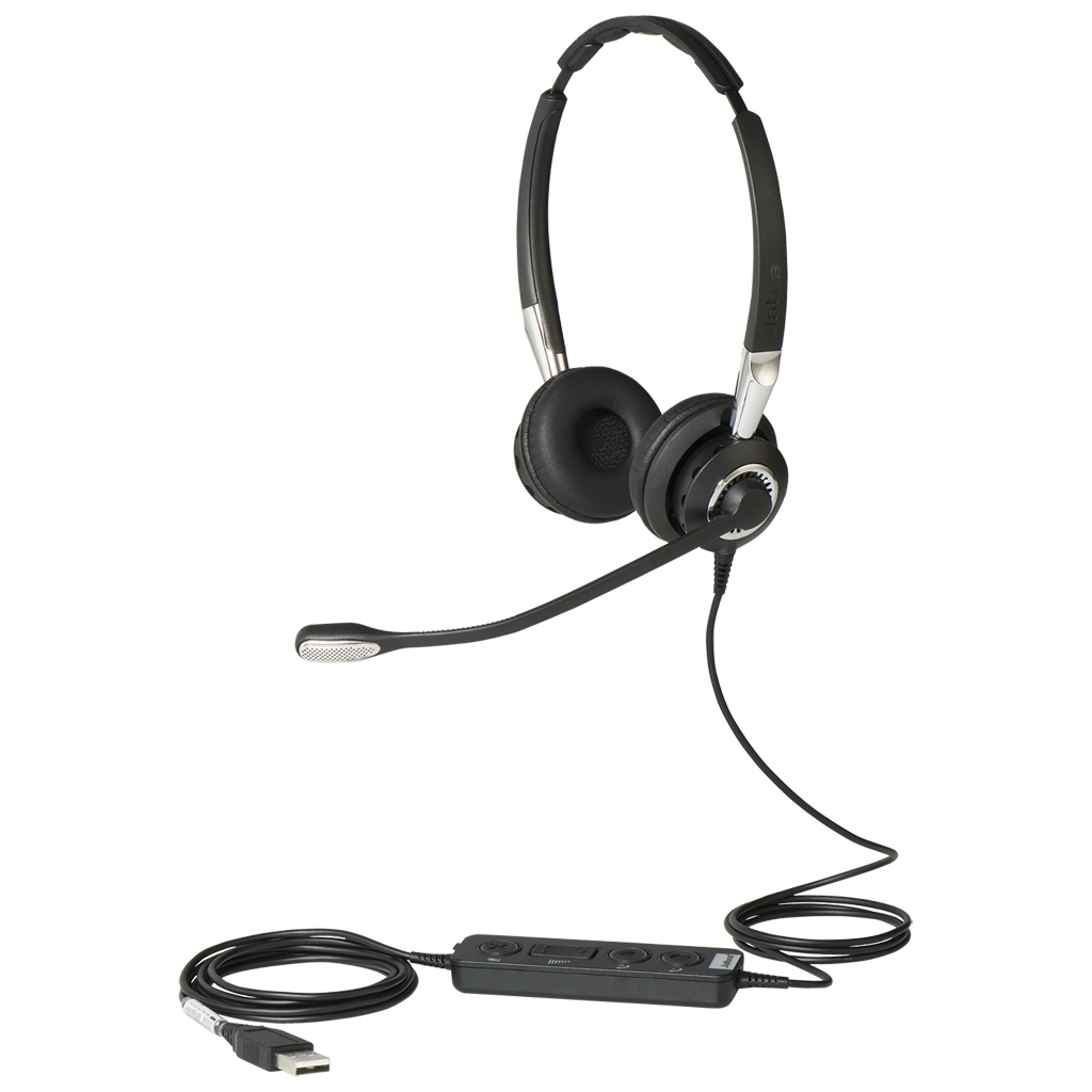 Навушники Jabra BIZ 2400 II Duo MS USB (2499-823-309) - зображення 1