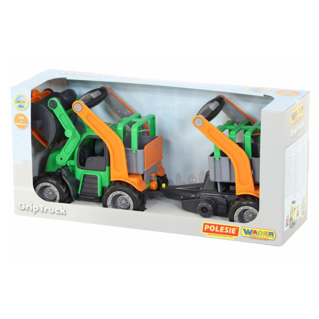 Спецтехніка Polesie трактор-навантажувач ГріпТрак (37398) - зображення 5