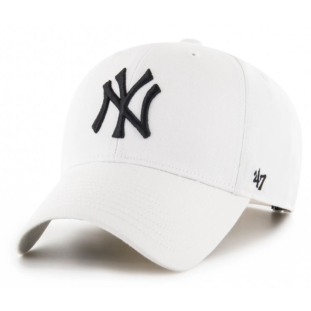 Кепка 47 Brand New York Yankees Raised Basic B-RAC17CTP-WH білий (196505322478) - зображення 1