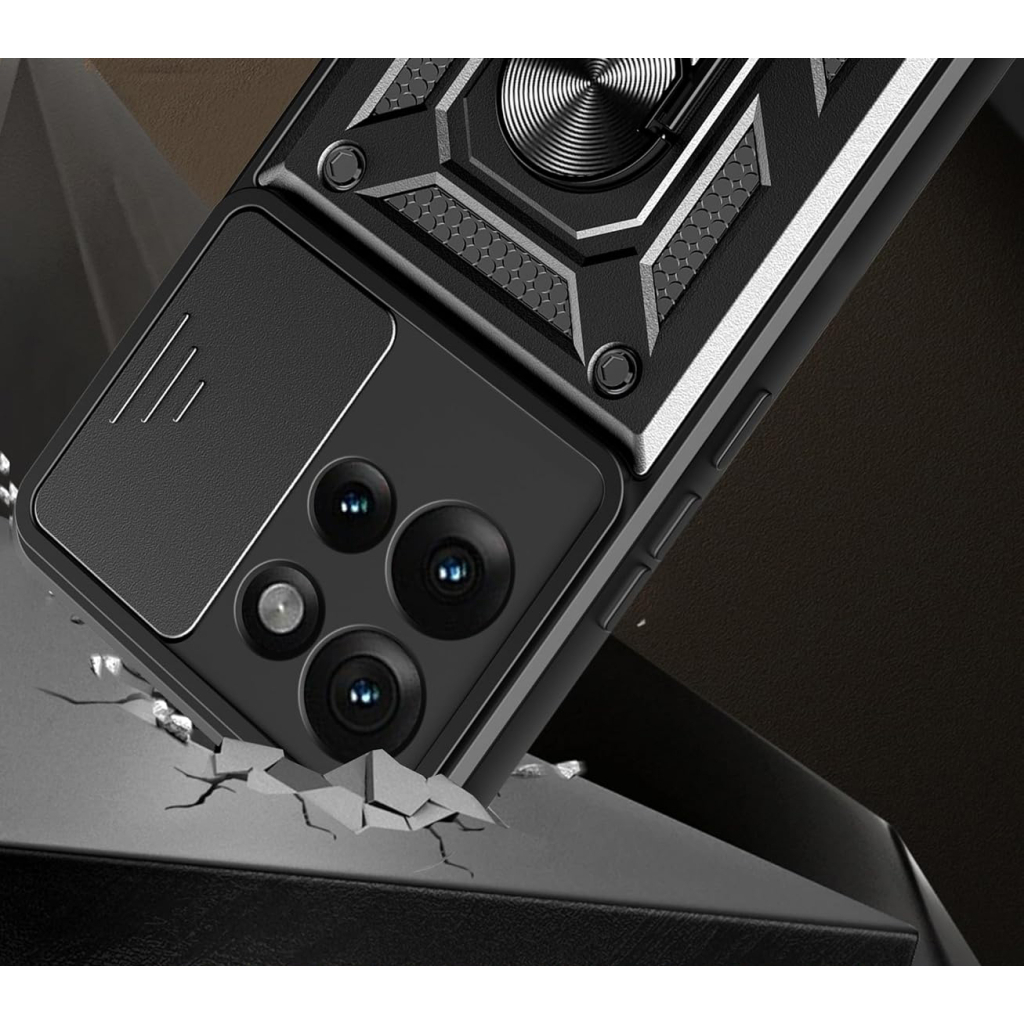 Чохол до мобільного телефона BeCover Military Motorola Edge 50 Black (713050) - зображення 6