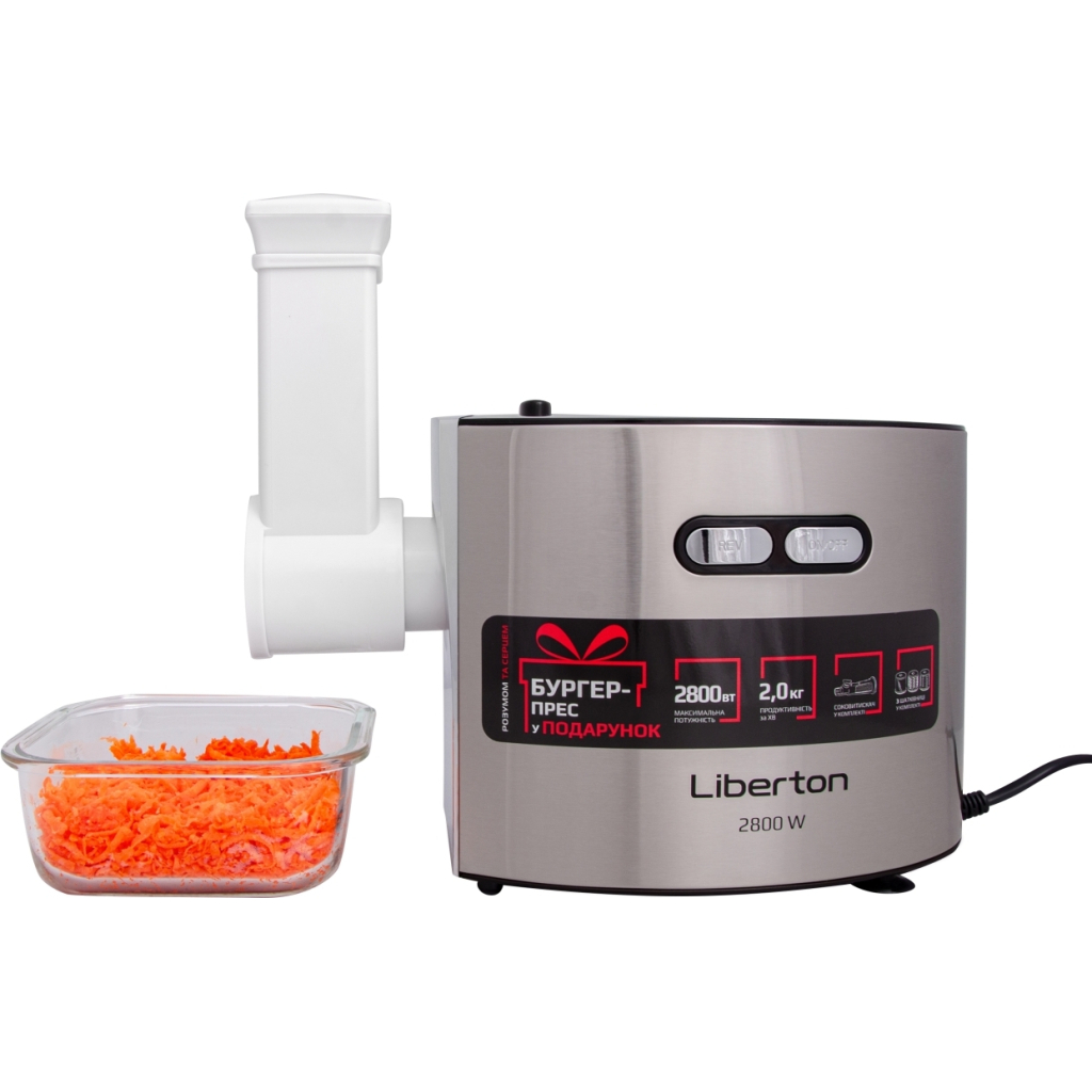 М'ясорубка Liberton LMG-28TGB02S - изображение 8