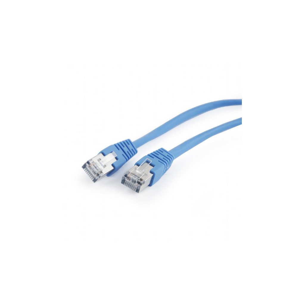 Патч-корд Cablexpert 0.5м FTP cat 5е CCA blue (PP22-0.5M/B) - зображення 2