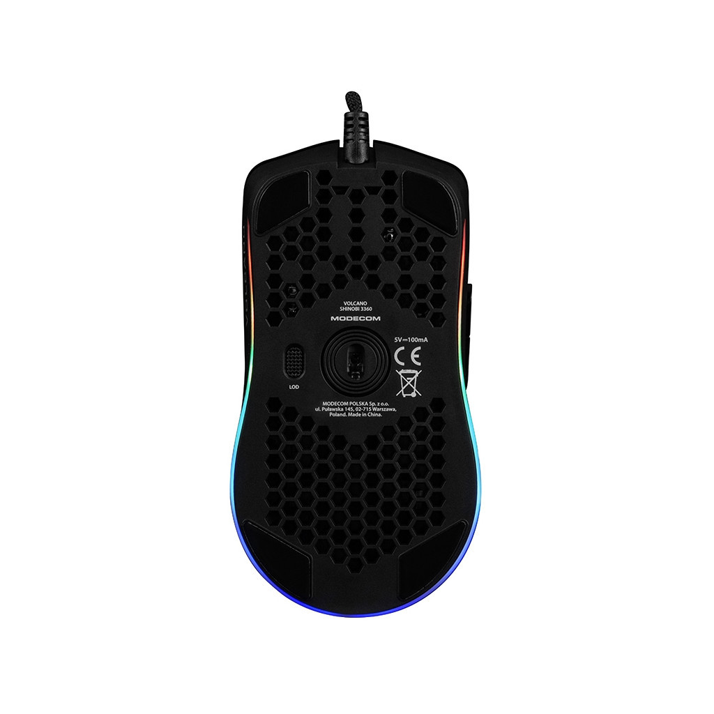 Мишка Modecom Shinobi 3360 Volcano USB Black (M-MC-SHINOBI-3360-100) - зображення 7