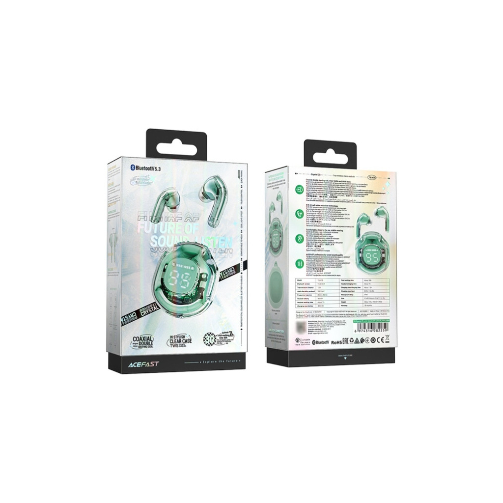 Навушники Acefast T8 Mint Green (6974316282259) - зображення 4