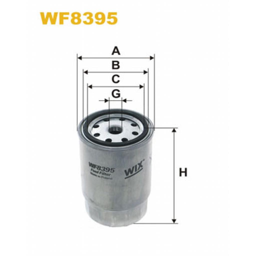 Фільтр паливний Wixfiltron WF8395 - зображення 1
