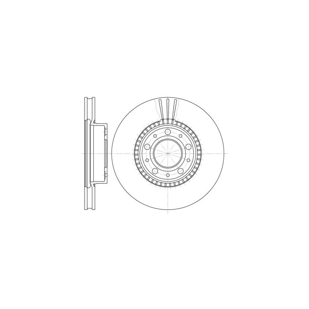 Гальмівний диск REMSA 6304.10 - зображення 1
