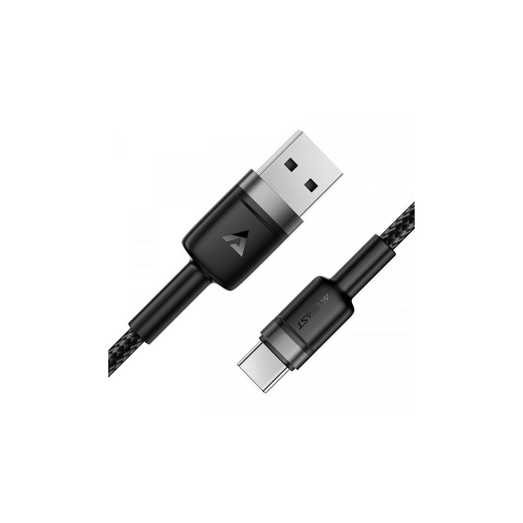 Дата кабель USB 2.0 AM to USB-C 1.2m 60W black Acefast (6974316285144) - зображення 3